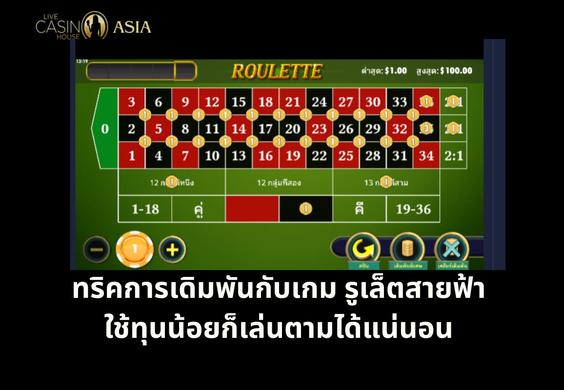 เทคนิครูเล็ตสายฟ้า เล่นง่าย แม้งบจำกัด