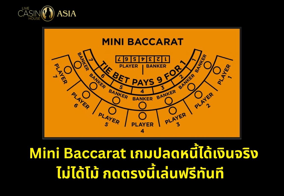 มินิบาคาร่า เล่นฟรี มีลุ้นเงินจริง