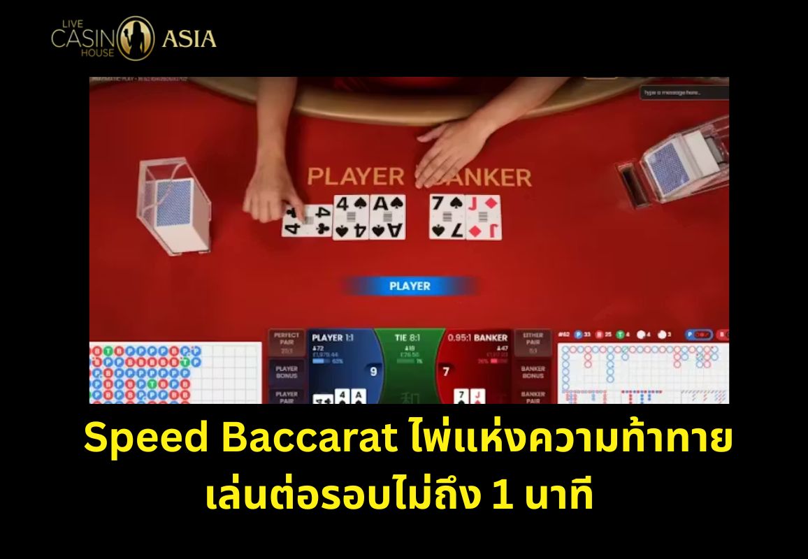 บาคาร่าเร็วมาก รอบสั้นสุด ๆ